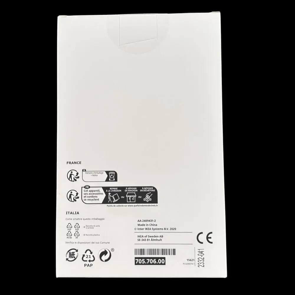IKEA SOLVINDEN White LED String Light with 12 Lights. Battery Operated